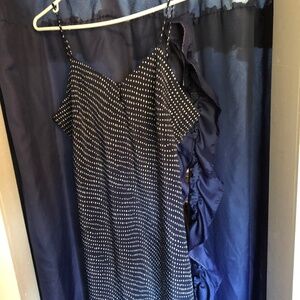 Retro Jessica size 16 polka dot summer dress, spaghetti straps